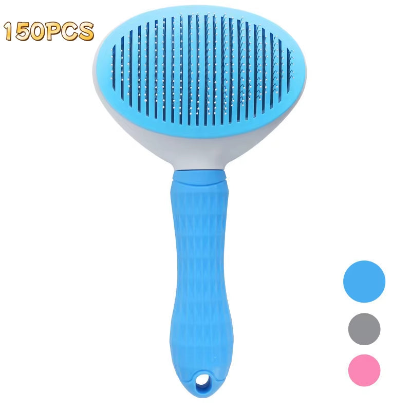 Pet Dog Brush Cat Comb Self Cleaning Pet Hair Remover Brush for Dogs Cats Grooming Tools Pets Dematting Comb Dogs Accessories