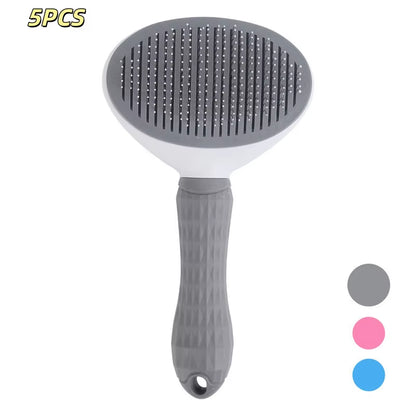 Pet Dog Brush Cat Comb Self Cleaning Pet Hair Remover Brush for Dogs Cats Grooming Tools Pets Dematting Comb Dogs Accessories